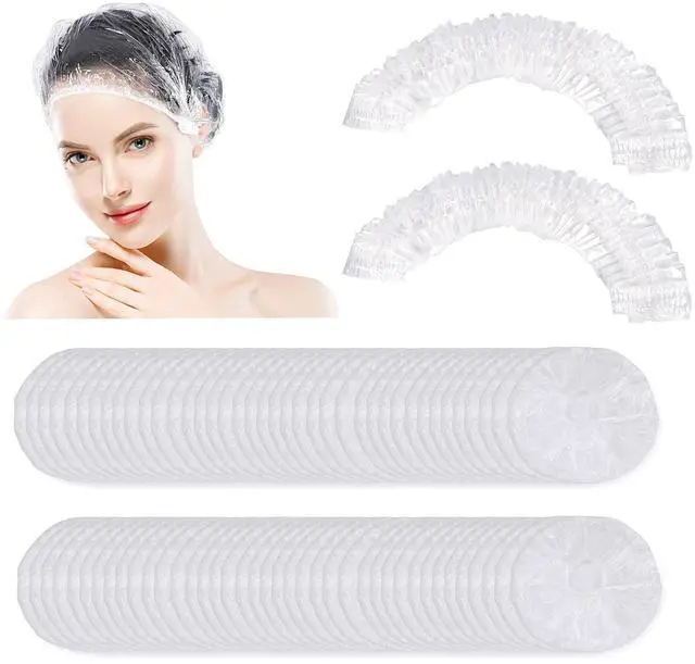 Main image of 150 PCS Upgrade Disposable Shower Caps. Ceizioes Waterproof Hair Bath Caps. Thickening Shower Cap for Women Kids Girls. Hotel and Hair Salon. Travel Spa. Home Use Beauty Salon