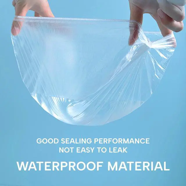 Alt view image 6 of 7 - Disposable Shower Caps for Women, Clear Waterproof, 30 Count