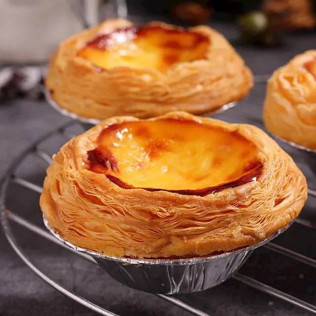 Alt view image 7 of 7 - 100 PCS Mini Pie Pans, Aluminum Foil Disposable Egg Tart Molds, Mini Tart Pans for Baking, Mini Tart Shells for Making Cupcake, Quiche Pie, Caramel Pudding