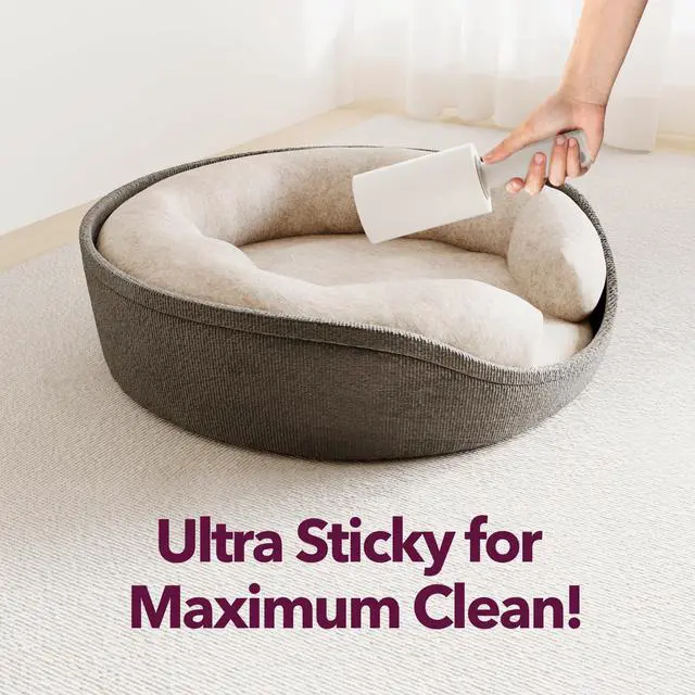 Alt view image 5 of 6 - Lint Rollers for Pet Hair Extra Sticky, 880 Sheets Mega Value Set Lint Roller with 4 Upgraded Handles, 8 Rollers Portable Pet Lint Remover for Clothes, Furniture, Carpet, Dog & Cat Hair Removal