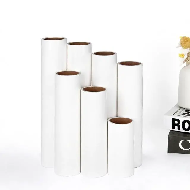 Alt view image 7 of 7 - 6.3 inch Lint Roller Refills Only, Extra Sticky Lint Remover Refills for Pet Hair Sticky Roller Refill Adhesive Tape Easy Peel 60 Sheets per Roll, Pack of 5, Total 300 Sheets (6.3'' Wide)