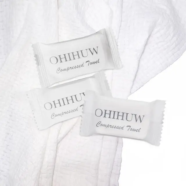 Alt view image 5 of 5 - Disposable Towel Thicker Style Magic Compressed Towel Large Size Coin Tissue Portable Washcloth Reusable for Travel Camping Hiking Outdoor Sports Beauty Salon