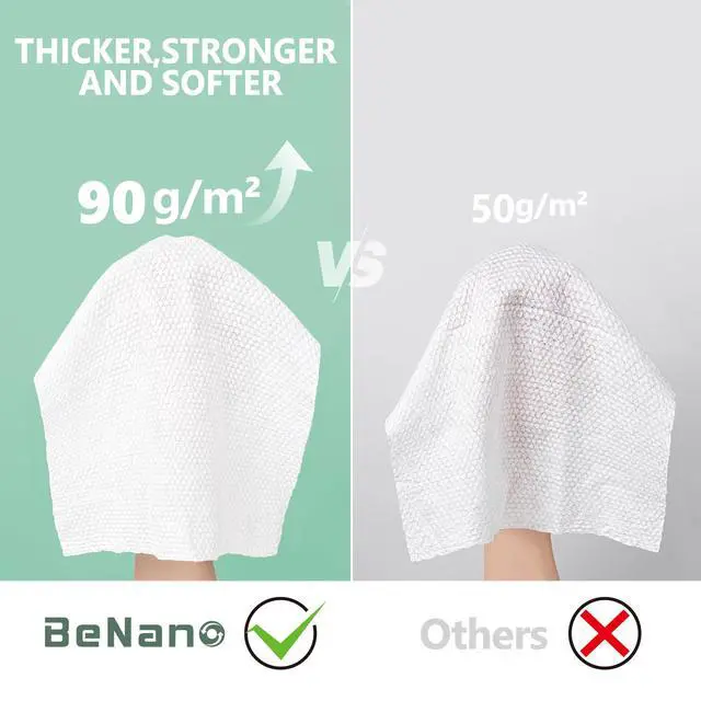 Alt view image 6 of 6 - 11.8x9.4 in Compressed Face Towels | Disposable Washcloths, 22 Pcs