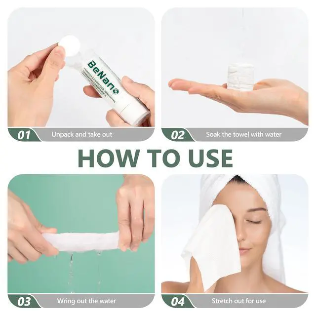 Alt view image 2 of 7 - 7.9x9.5 in Compressed Towels Coin Tissues | 140 Pcs + 2 Cases