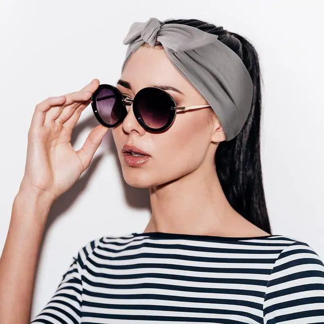 Alt view image 2 of 6 - 6 Pcs Tie Headband for Women Adjustable Bandana Sports Head Scarf