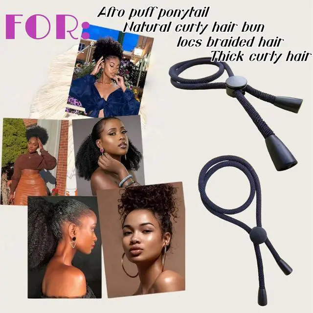Alt view image 2 of 7 - 6PCS Adjustable Headband Hair Tie for Thick Heavy Natural Kinky & Curly Hair, C-1 Count (Pack of 6)