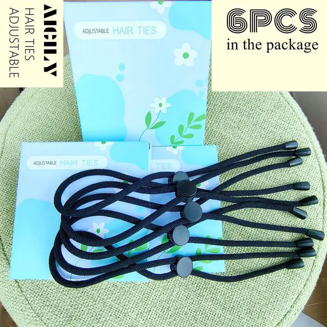 Alt view image 6 of 7 - 6PCS Adjustable Headband Hair Tie for Thick Heavy Natural Kinky & Curly Hair, C-1 Count (Pack of 6)