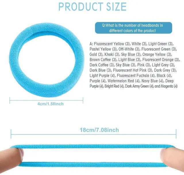 Alt view image 3 of 7 - 100PCS Colorful Seamless Elastic Hair Ties No Damage for Women