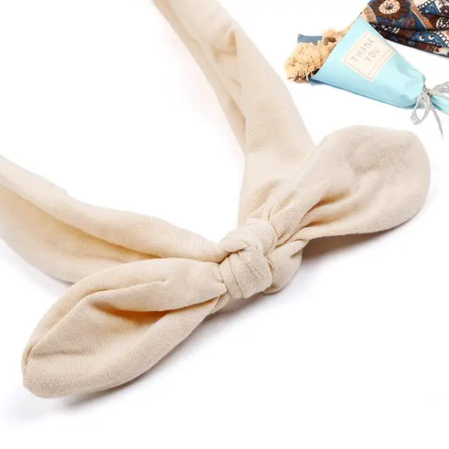 Alt view image 4 of 7 - 12 Pack Bow Headbands for Women Elastic Headwraps Hair Band Knotted Headband Rabbit Ears Turban Fashion Sport Cute Hair Accessories