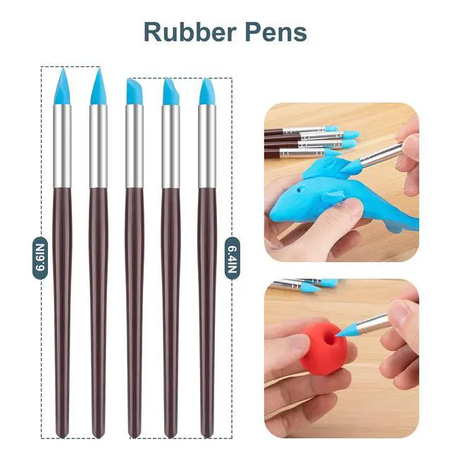 Alt view image 3 of 7 - Polymer Clay Tools Kit, 25PCS Pottery Clay Sculpting Modeling Tools