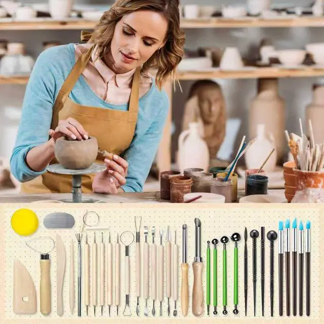 Alt view image 6 of 7 - 36 PCS Clay Tool, Clay Sculpting Tools Kit