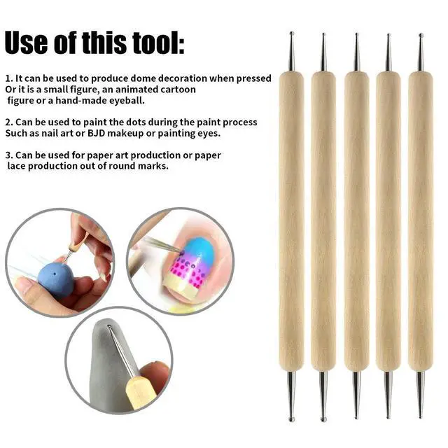 Alt view image 5 of 7 - Pottery Sculpting Tools 32PCS Ceramic Clay Carving Tools Set for Crafts Polymer Clay Club,Dotting,Modeling,Shaping Trimming,Hobbyists,Artists