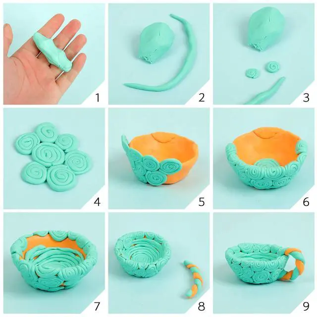 Alt view image 7 of 7 - Polymer Clay Kit 50 Colors, Oven Bake Modeling Clay for Kids