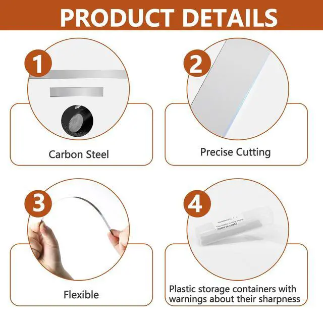 Alt view image 4 of 7 - Polymer Clay Tools, Acrylic Clay Roller Pin, Polymer Clay Cutters Tools, Clear Rectangle Sheet Press Board Wire Texture Set Needle Detail Modelling Supplies