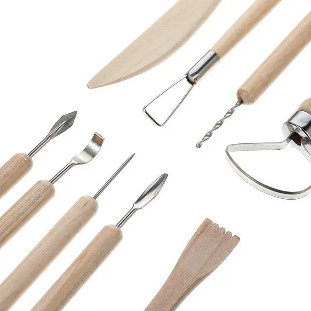 Alt view image 6 of 7 - 40 Pc Clay Sculpting Tool Set,Pottery Carving Tool Kit,Clay Modeling Tool