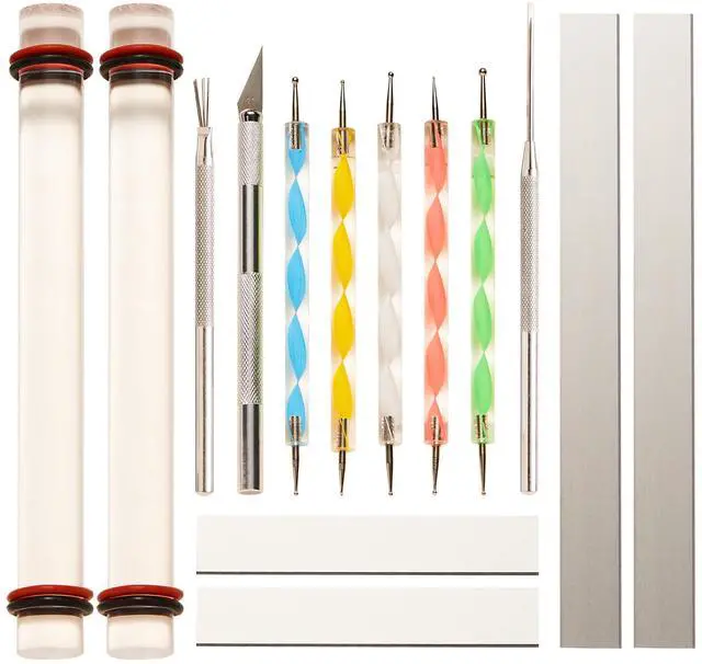 Main image of 14 Pcs Clay Tools & Pottery Tools Kit, Polymer Clay Earring Making Kit