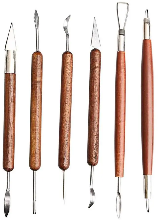 Main image of S6 Pcs Pottery & Clay Sculpting Tools