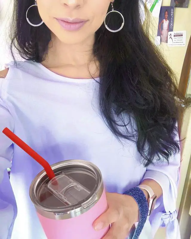 Alt view image 6 of 7 - Reusable Silicone Straws, Long Flexible Silicone Drinking Straws with Cleaning Brushes for 30 oz Tumblers - 10 Pieces - BPA-Free - No Rubber Taste