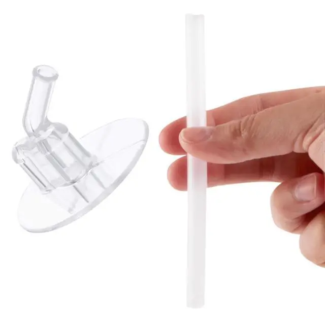 Alt view image 4 of 5 - FUNtainer 12 Ounce Insulated Kids Water Bottle Replacement Straws, 4 Straws