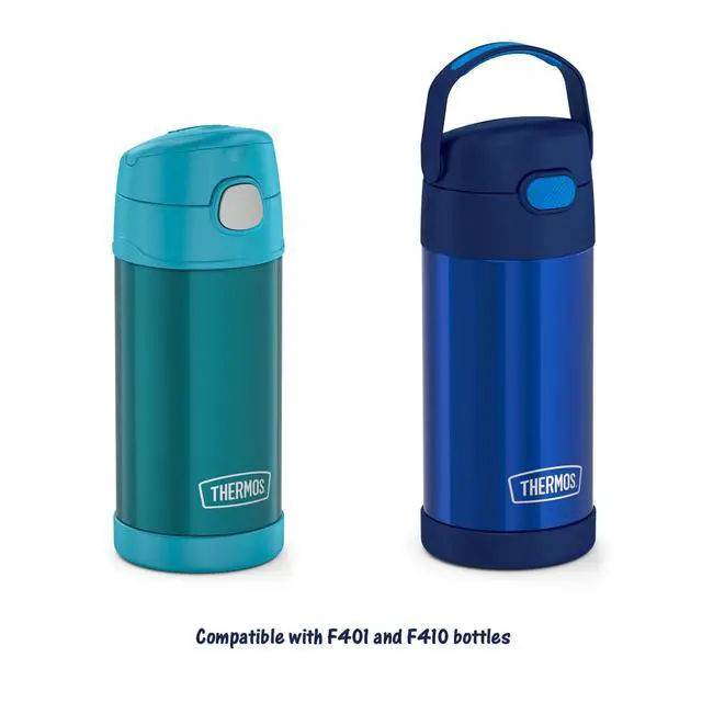 Alt view image 5 of 5 - FUNtainer 12 Ounce Insulated Kids Water Bottle Replacement Straws, 4 Straws