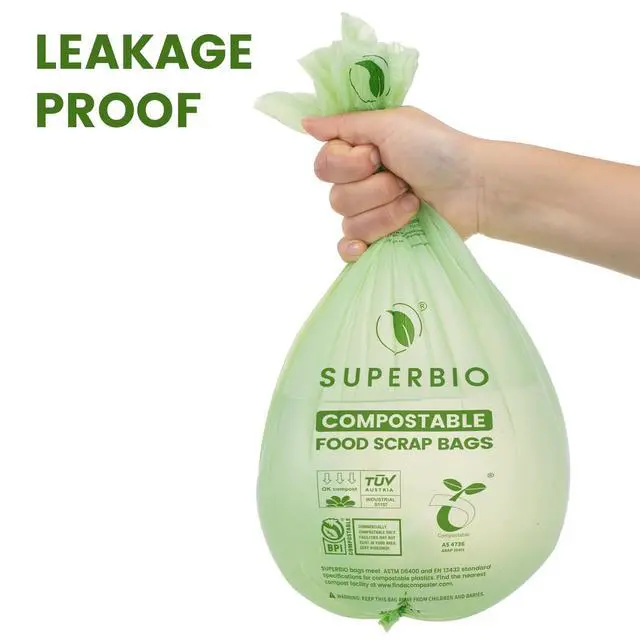 Alt view image 7 of 7 - 2.6 Gallon Compostable Food Waste Bags, 100 Count, 1 Pack