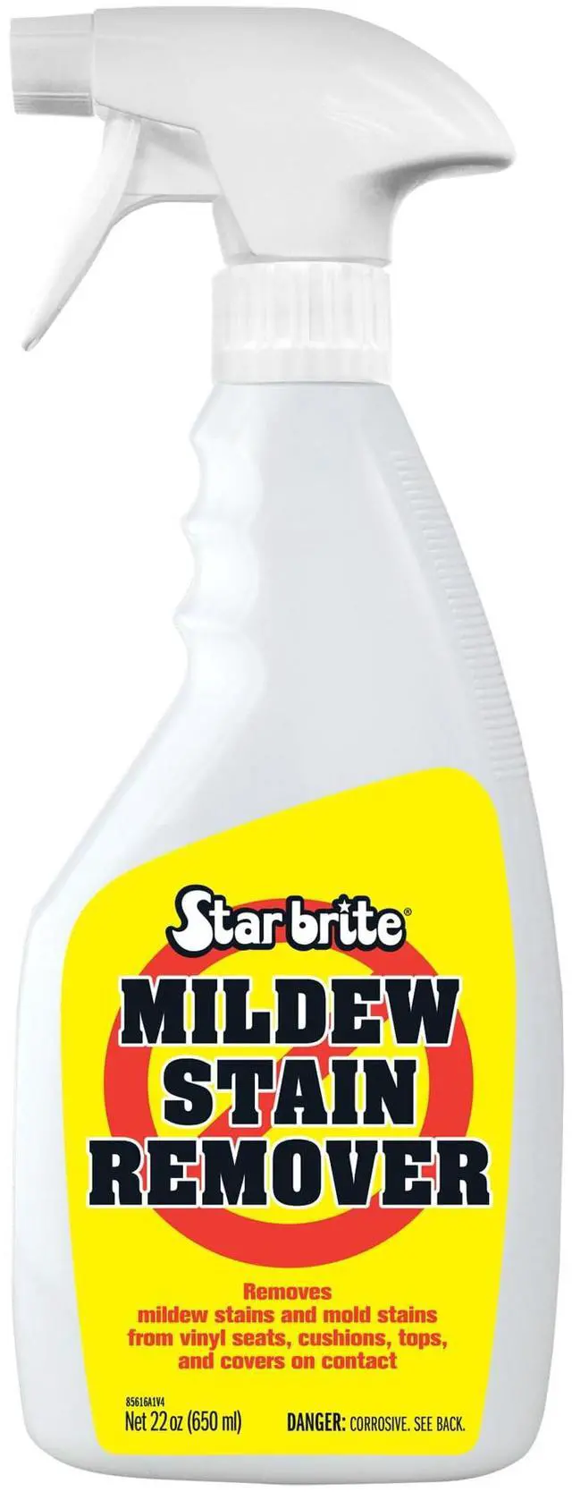 Main image of Professional-Grade Mildew & Mold Stain Remover + Cleaner - Instant Contact Stain Removal, Ideal for Marine & Outdoor Upholstery