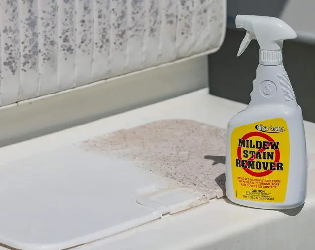Alt view image 6 of 6 - Professional-Grade Mildew & Mold Stain Remover + Cleaner - Instant Contact Stain Removal, Ideal for Marine & Outdoor Upholstery
