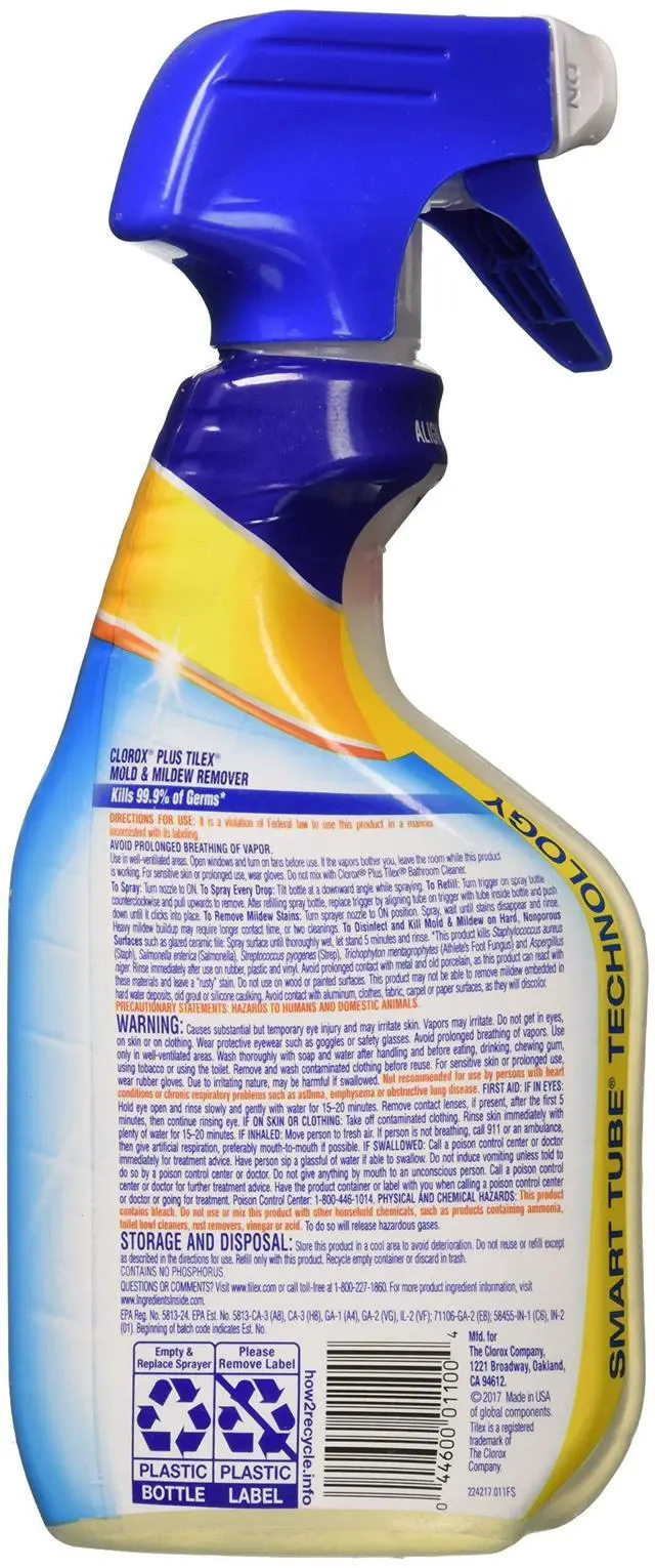Alt view image 2 of 2 - Tilex 01100 Mold and Mildew Remover, 16 Ounce, 1 Bottle