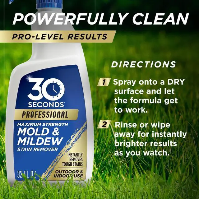Alt view image 7 of 7 - Pro Mold & Mildew Stain Remover, Scrub-Free Formula, 32 Oz