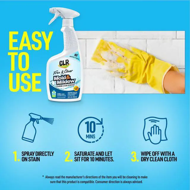 Alt view image 5 of 7 - Brands Mold & Mildew Free & Clear Stain Remover, 26 oz. Bottle