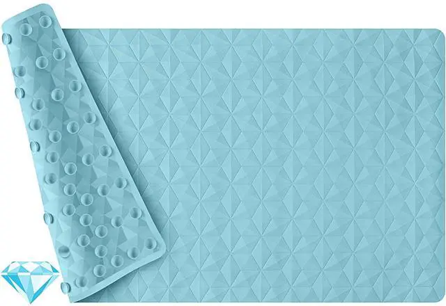Main image of Non Slip Bathtub Mat for Bath Tub Shower - 241 Vacuum Suction Cups