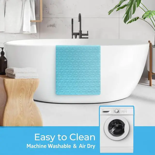 Alt view image 5 of 7 - Non Slip Bathtub Mat for Bath Tub Shower - 241 Vacuum Suction Cups