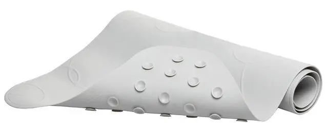 Alt view image 2 of 7 - Cushioned Non-Slip Bath Mat for Baby, Powerful Suction Cups, Baby Bathtub Time Essentials, Gray