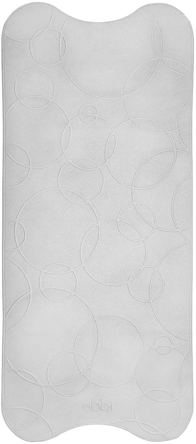 Main image of Cushioned Non-Slip Bath Mat for Baby, Powerful Suction Cups, Baby Bathtub Time Essentials, Gray