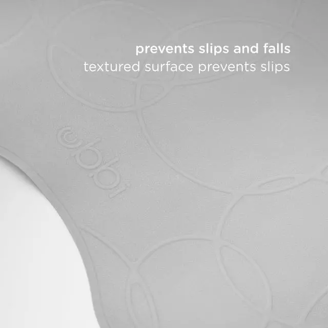 Alt view image 6 of 7 - Cushioned Non-Slip Bath Mat for Baby, Powerful Suction Cups, Baby Bathtub Time Essentials, Gray