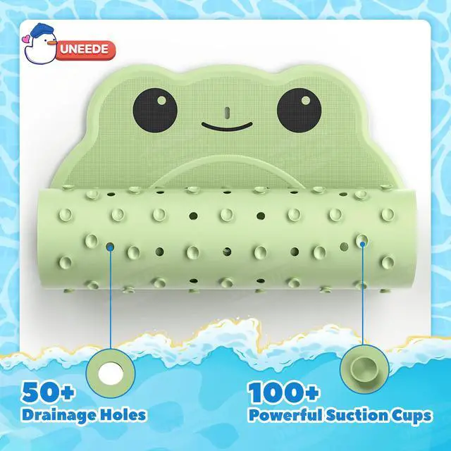 Alt view image 3 of 7 - Kids Bathtub Mat Non Slip, Soft Rubber Shower Mat for Toddler
