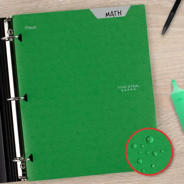 Alt view image 5 of 7 - 2-Pocket Plastic Folder with Stay-Put Tabs, Fits 3-Ring Binder, Holds 8.5" x 11" Paper, Assorted Colors, 4 Pack (333420A)