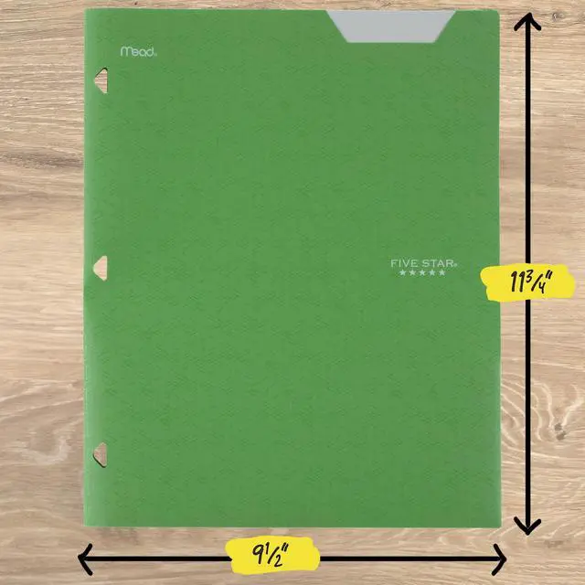 Alt view image 7 of 7 - 2-Pocket Plastic Folder with Stay-Put Tabs, Fits 3-Ring Binder, Holds 8.5" x 11" Paper, Assorted Colors, 4 Pack (333420A)
