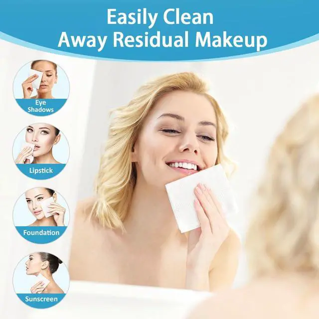 Alt view image 3 of 7 - Face Towels, XL Disposable Face Towelette Ultra Soft & Absorbent