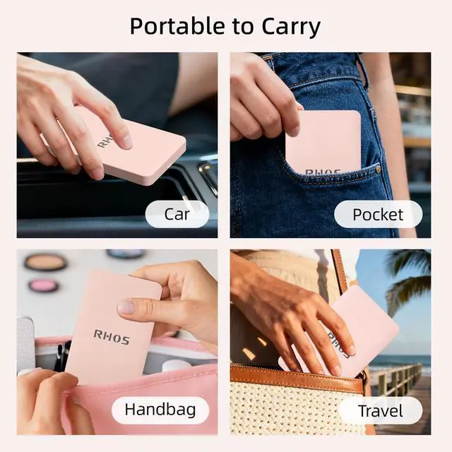 Alt view image 3 of 7 - Folding Mirror with Comb, Pocket Makeup Mirror for Women and Kid Girls
