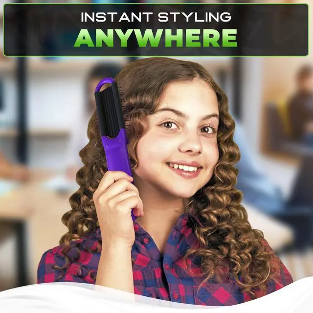 Alt view image 6 of 7 - 4 Pcs Folding Travel Hair Brush for Purse with Mirror, (4 Colors)