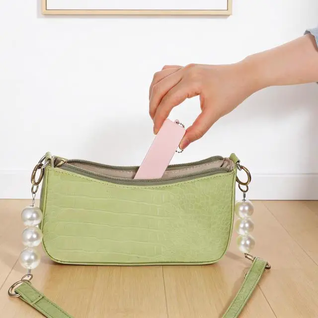 Alt view image 2 of 7 - 2 PCS Folding Hair Brush, Portable Hair Brush with Mirror for Women