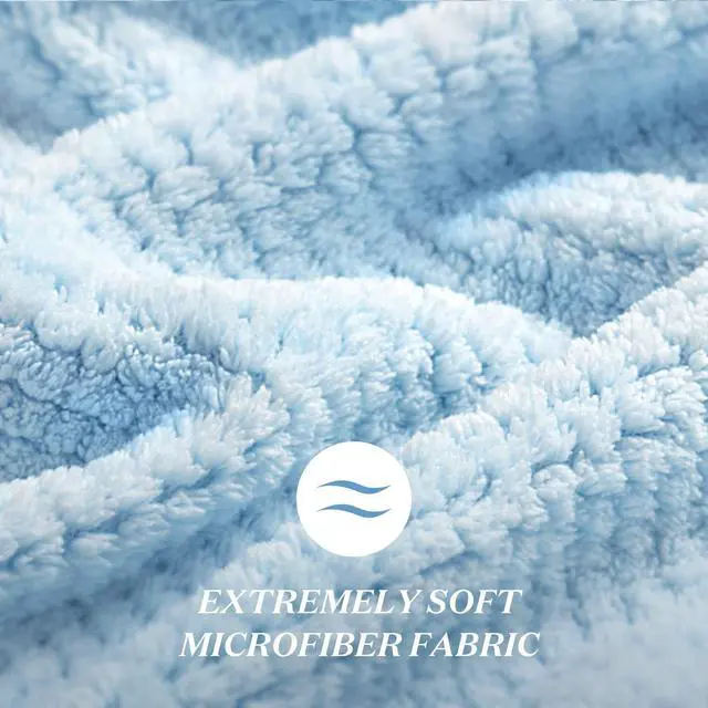 Alt view image 3 of 7 - Large Microfiber Hair Towel Wrap for Women, 26" X 40" Super Absorbent
