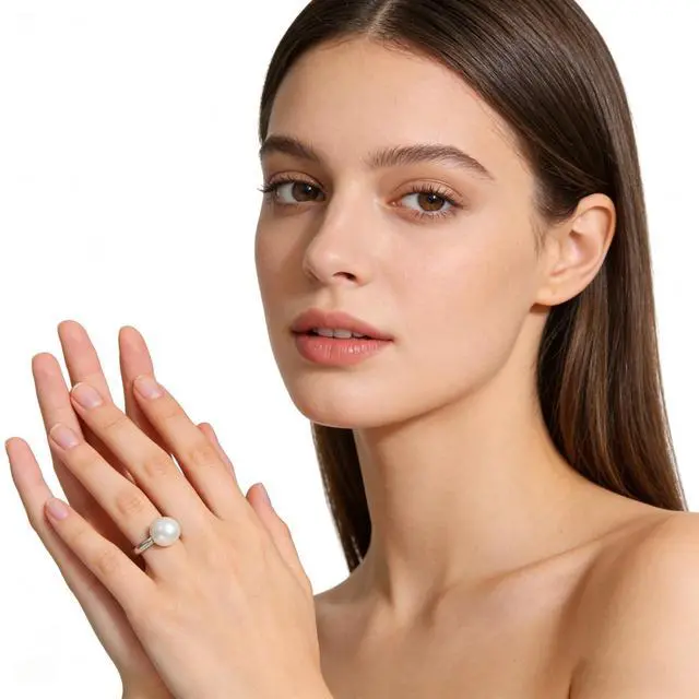 Alt view image 6 of 7 - 7 Pieces Cute Rings for Women Crystal Ring Pretend Play and Dress up Rings Adjustable Ring Jewelry Gift for Women