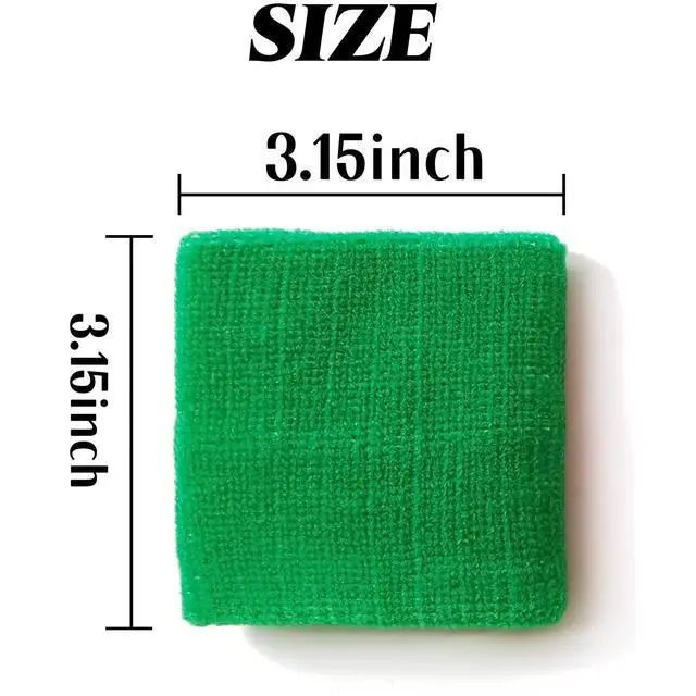 Alt view image 2 of 5 - 24PCS Colorful Sports Wristbands Cotton Sweatband Wristbands Wrist Sweatbands Wrist Sweat Bands for for Men and Women, Good for Tennis, Basketball, Running, Gym, Working Out (12Pair)