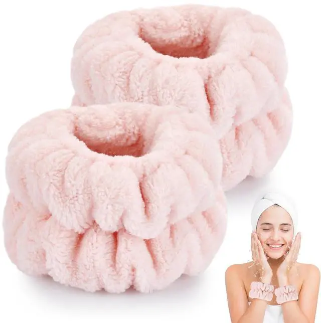 Main image of Wrist Bands for Washing Face, Spa Wristbands for Washing Face, Microfiber Wrist Towels for Washing Face, Face Wash Wristbands, Arm Bands for Washing Face for Woman Children