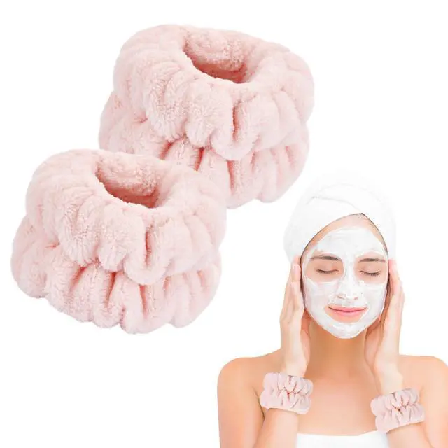 Alt view image 7 of 7 - Wrist Bands for Washing Face, Spa Wristbands for Washing Face, Microfiber Wrist Towels for Washing Face, Face Wash Wristbands, Arm Bands for Washing Face for Woman Children