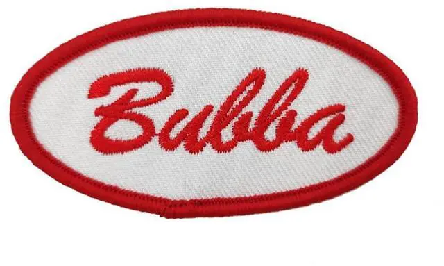 Main image of Bubba Embroidered Iron on Patch, Mechanic, Janitor, Service, Operator Badge