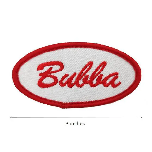 Alt view image 2 of 7 - Bubba Embroidered Iron on Patch, Mechanic, Janitor, Service, Operator Badge