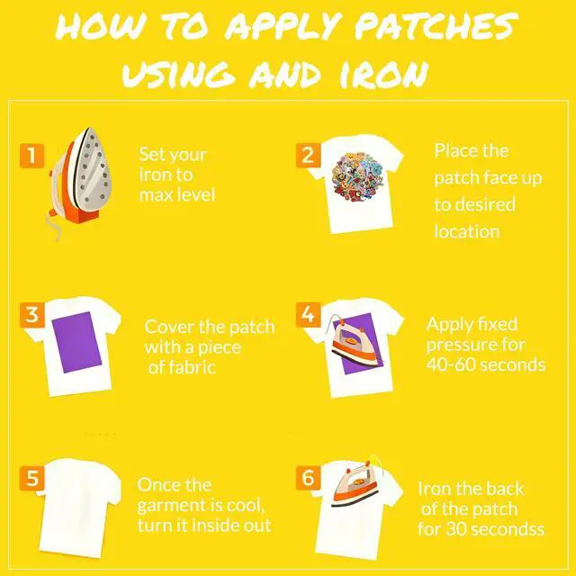Alt view image 7 of 7 - 60pcs Random Embroidered Iron on Patches for Clothing Hat Tote Bag